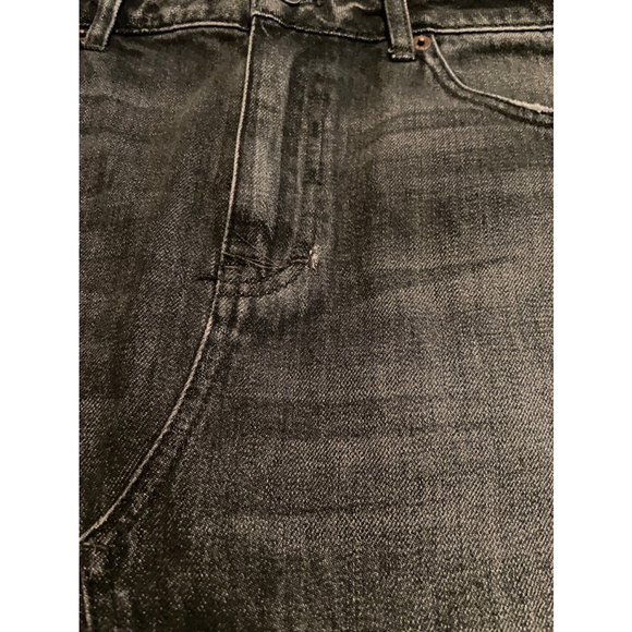 Women's Black We The Free Denim Skirt Size 29 Fringe - Picture 5 of 9